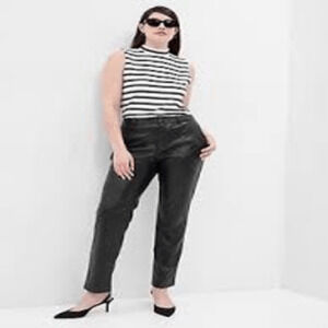 Windsor Women's XS Faux Leather Black Festive Trousers Festival Western Grunge